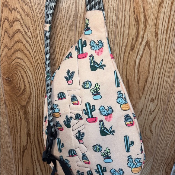 KAVU Peach Cactus Pattern Sling Bag - Picture 5 of 5